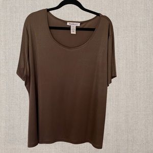 Taupe top